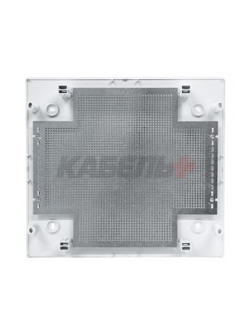 N2x18C IT, Щит навесной мультимедийный, 2 ряда, прозрач. дверца, IP40