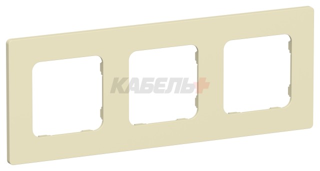 FLITE Рамка 3-местная РУ-3-К-ФлН навахо IEK