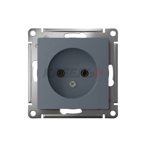 ATLASDESIGN РОЗЕТКА без заземления без шторок, 16А, механизм, ГРИФЕЛЬ