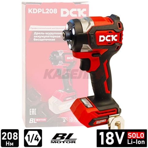 Шуруповерт ударный аккумуляторный KDPL208 DCK (KDPL208(TYPE Z))