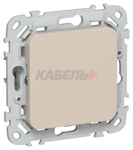 FLITE Заглушка с суппортом ЗГ-ФлЛ льняной IEK