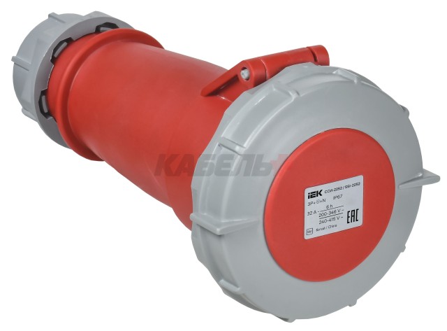 Розетка переносная ССИ-225 3Р+РЕ+N 32А 380-415В IP44 IEK