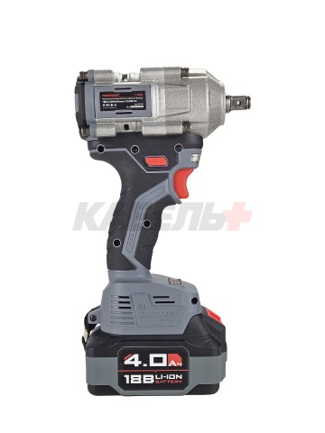 Аккумуляторный гайковерт бесщеточный ударный E0185 ProfiPower T-500N (Li-ion-1шт, 4.0Ач, 500Нм, ударная головка 17/19/21мм, З/У, в кейсе)