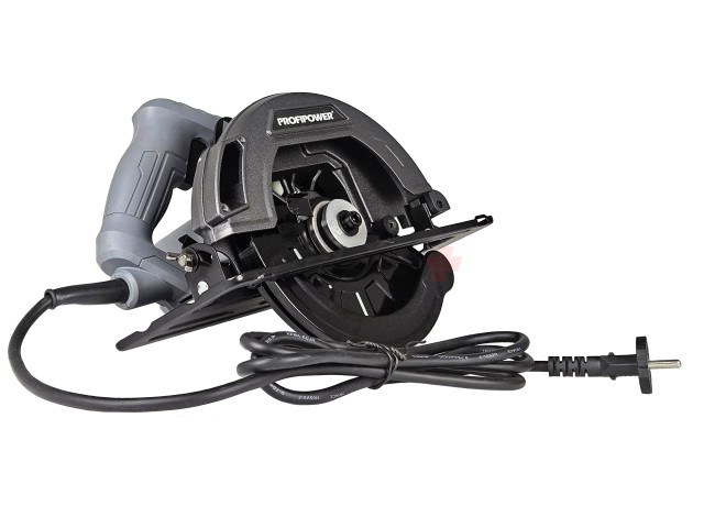 Пила циркулярная E0265 PROFIPOWER ДП-185 (1200Вт, 5500об/мин, диск 185х20мм, пропил 47/61мм, 45°)