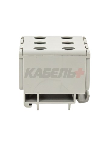 Клемма вводная силовая КВС 6-50 кв.мм. 3-рядная серая IEK