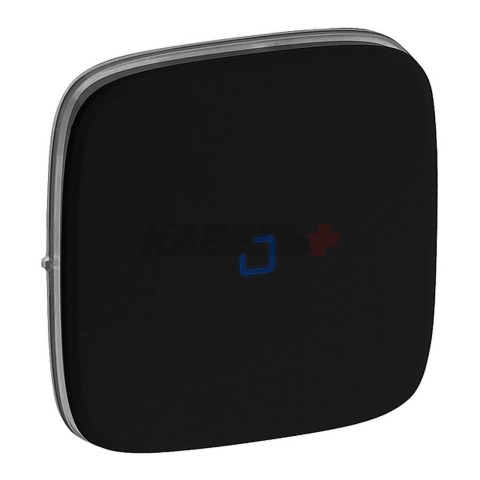 Valena Allure - Лицевая панель для выключателя одноклавишного с подсветкой, антрацит