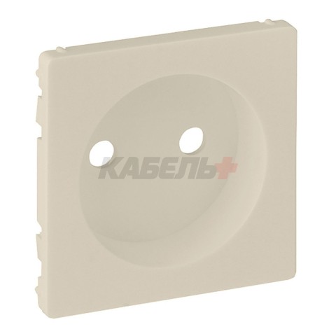 Valena Life - Лицевая панель силовой розетки 2P, слоновая кость