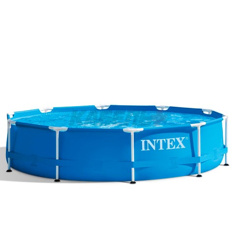 28202ND Бассейн каркасный круглый METAL FRAME 305х76см с фильтр насос 1250л/ч INTEX