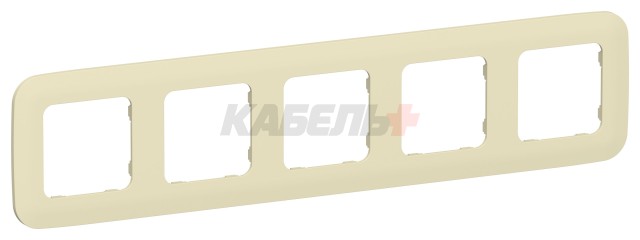 FLITE Рамка 5-местная РУ-5-А-ФлН навахо IEK