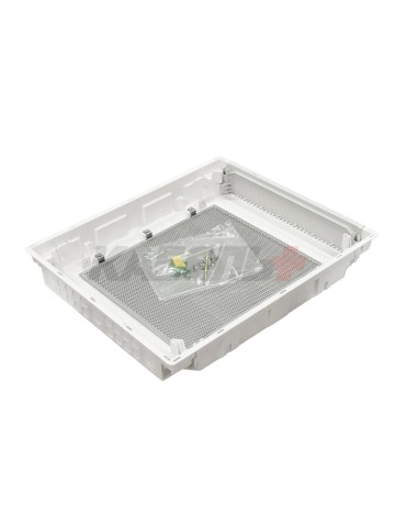 Щит скрытой установки Multimedia (507х426х72), IP-40 // Hager - Golf (Белая дверь с перфорацией)