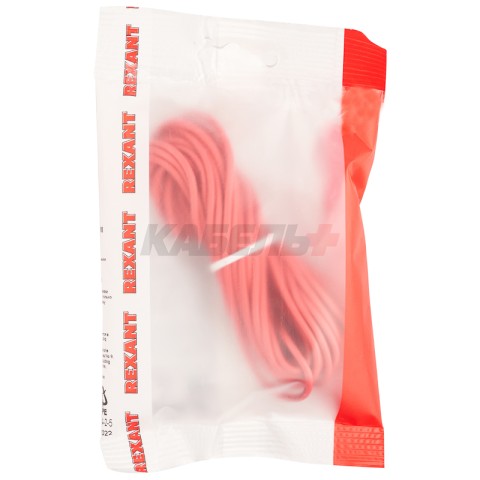 Провод ПГВА 1х1,00мм², красный, бухта 100м REXANT