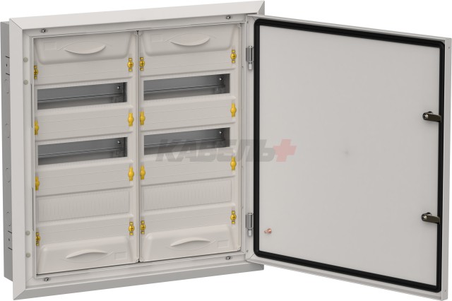 TITAN 5 Корпус металлический ЩРв-72 (2х36) 630х625х130мм IP31 серый (одна дверь) IEK