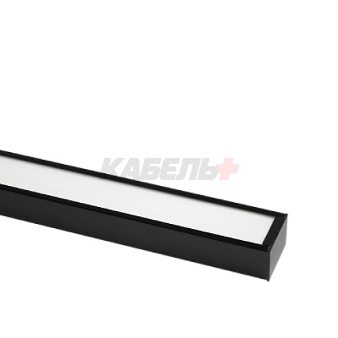 Светильник светодиодный накладной PSO-01 24w 4000K BLACK 1200x50 IP40