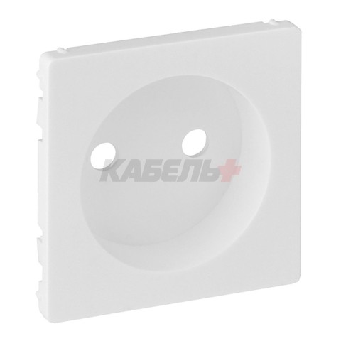Valena Life - Лицевая панель силовой розетки 2P, белая
