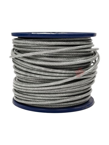 DIN 3055 Трос сталь в ПВХ SWR M 5 PVC М 6 (100м)