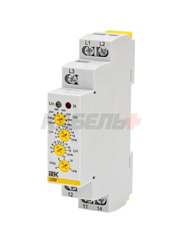 Реле контроля фаз ORF-06 трехфазное 220-460В AC IEK