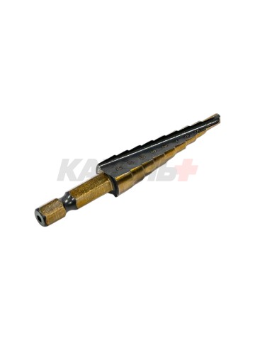 Ступенчатое сверло ST-4-12/1 HSS (9 ступ.)