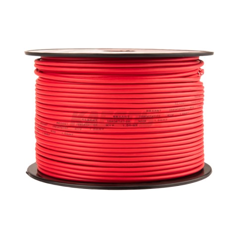 Провод ПГВА 1х1,00мм², красный, бухта 100м REXANT