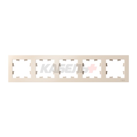 ATLASDESIGN 5-постовая РАМКА, универсальная, БЕЖЕВЫЙ