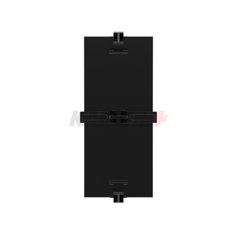 Накладка на стык профиля 90х50 мм, черная DKC