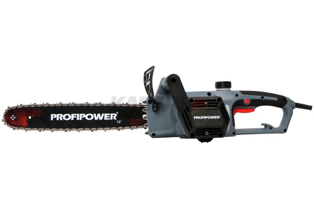 Сетевая цепная пила E0263 PROFIPOWER ПЦ-2400 (2400Вт, 16", 59 звеньев, в коробке)