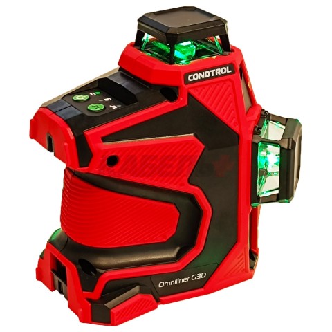 Нивелир лазерный Omniliner G3D (Зеленый / 40/80 м / 3 луча /+- 0.2 мм/м / Чехол), CONDTROL