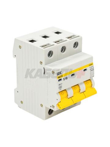 KARAT Автоматический выключатель ВА47-29 3P D 40А 4,5кА IEK