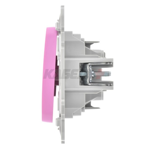 FLITE Выключатель 2-клавишный 10А ВС12-1-0-ФлПр пурпурный IEK