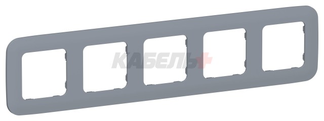 FLITE Рамка 5-местная РУ-5-А-ФлМ маренго IEK