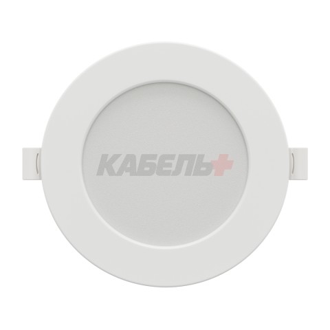 06-162 Панель светодиодная встраиваемая, 3 ССT, 15Вт, 230В/50Гц, 1200лм, 3000-4000-6500К, IP44, Ø145х26мм, круг, белый, посадочное отверстие Ø 120-135мм
