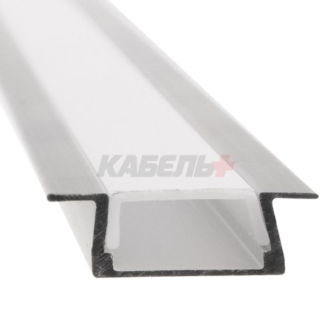 Профиль GAL-GLS-2000-7-22 (2м профиль+2м рассеиватель+2заглушки+4 скобы с шурупами) ВРЕЗНОЙ