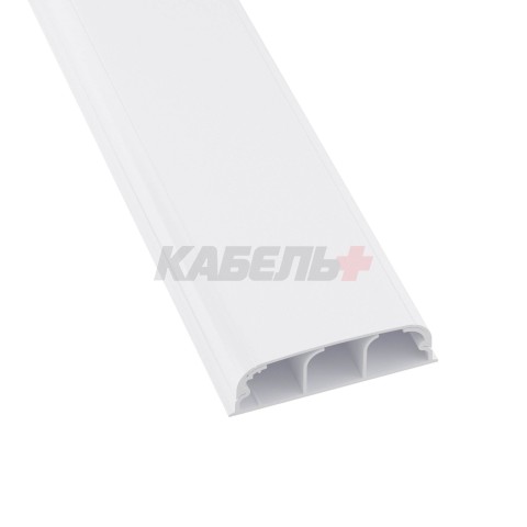 Кабель-канал плинтусного типа 70х22 мм, трехсекционный, с крышкой DKC