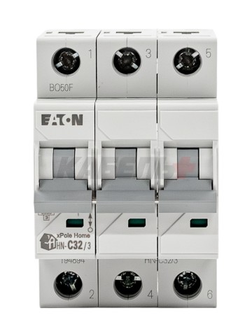 Автоматический выключатель HN-С32/3, 3Р, 32A, хар-ка C, 6kA