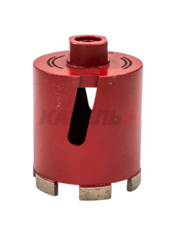 Коронка алмазная для дрелей с микроударом DCH-72MH Micro Hit Laser M16 EKF Professional