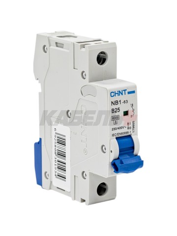Автоматический выключатель NB1-63 1P 25A 6kA х-ка B (DB) (R)