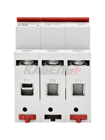 Автоматический выключатель YON max типа MD63N, 6кА, 3 полюса, хар-ка C, 40А DKC