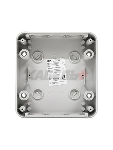 TEKFOR Корпус пластиковый КМПн-6 IP65 черная прозрачная дверь IEK