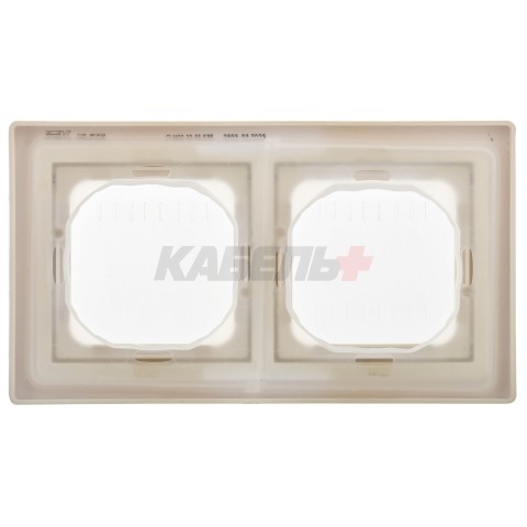 FLITE Рамка 2-местная IP55 Рпро-2-55-ФлСл сливочный IEK