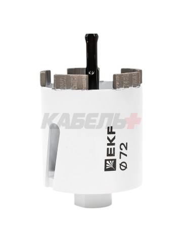 Коронка алмазная Turbo Fast 72 DCH-72TRB Laser M16 EKF Expert
