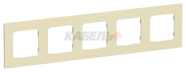 FLITE Рамка 5-местная РУ-5-К-ФлН навахо IEK