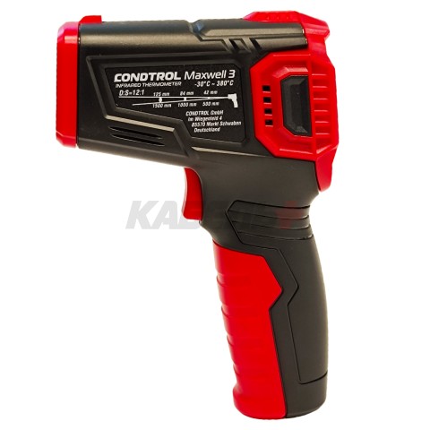 Пирометр инфракрасный Maxwell 3 (Красный / -30 С ... +380 С / +-2 С / 2*ААА), CONDTROL