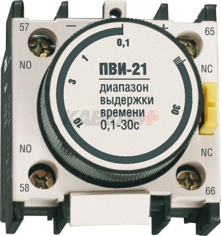 Приставка ПВИ-11 задержка на включение 0,1-30сек 1NO+1NC IEK