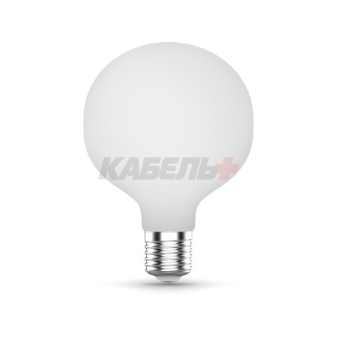 Лампа Gauss Filament G95 10W 1100lm 4100К Е27 milky LED 1/20