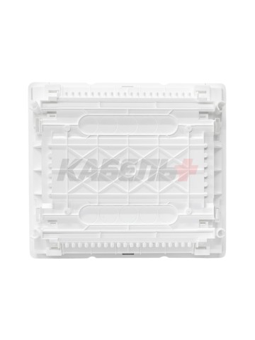 U12ES IT PL, Щит встраиваемый мультимедийный, 1 ряд, металл. дверца со слотами для охлаждения, IP30