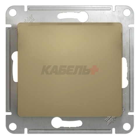 Переключатель 1-клавишный Schneider Electric Glossa GSL000461 Титан