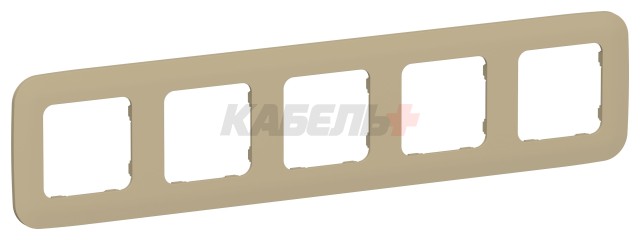 FLITE Рамка 5-местная РУ-5-А-ФлХ хаки IEK