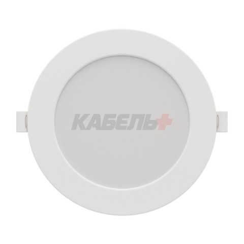 06-163 Панель светодиодная встраиваемая, 3 ССT, 18Вт, 230В/50Гц, 1440лм, 3000-4000-6500К, IP44, Ø170х26мм, круг, белый, посадочное отверстие Ø 140-160мм