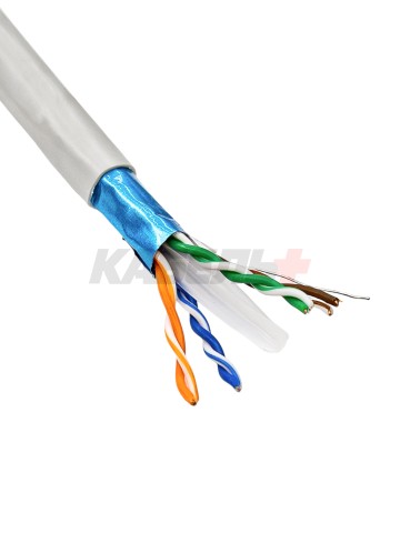 ITK Витая пара F/UTP кат.6 4x2х23AWG solid PVC серый (305м)