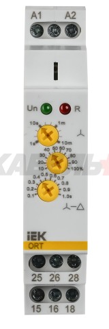 Реле пуска звезда-треугольник ORT 12-230В AC/DC IEK
