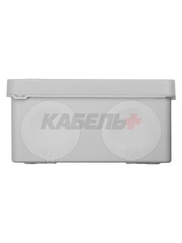 Коробка уравнивания потенциалов(КУП)двухкомп ОП100х100х50мм,шина6х9,8гр.,IP66, инд. ш/к TDM.